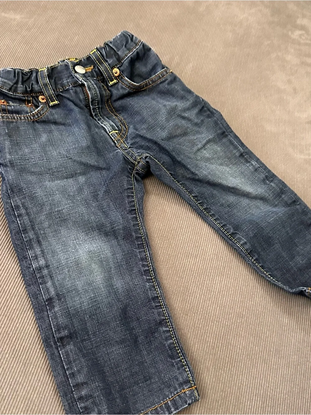Vintage Lucky Brand Dungarees Jeans Size 12 Months Made In USA